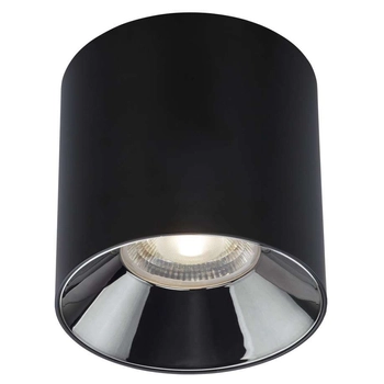 Sufitowa LAMPA downlight IOS 8732 Nowodvorski okrągła OPRAWA plafon LED 30W 4000K metalowa tuba czarna