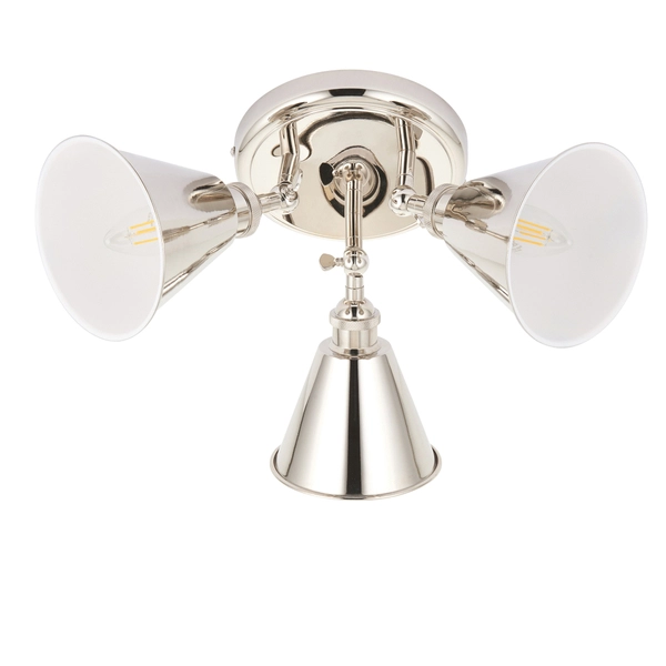 Reflektorki sufitowe L&-197838 Light& metalowa regulowana nikiel