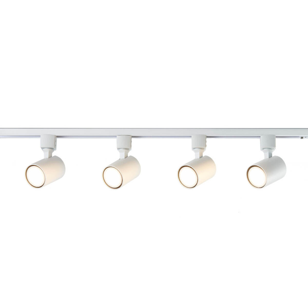 System szynowy SNOW LP-737 WH SET Light Prestige metalowa OPRAWA zestaw listwa z reflektorkami białe