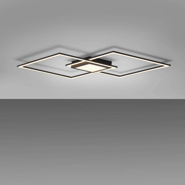 Natynkowa lampa Asmin squares LED 45W aluminium stal