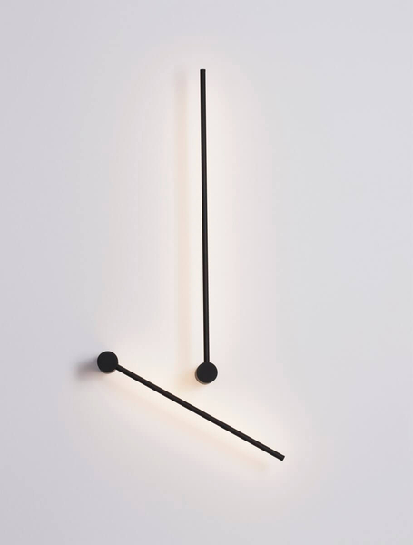 Minimalistyczny kinkiet TECOMAN LE42850 Luces Exclusivas LED 25W 3000K czarny