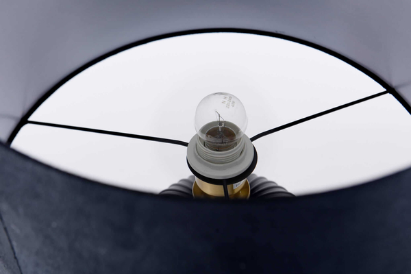 Nocna lampa stojąca Tamiza LP-1515/1T small czarna złota