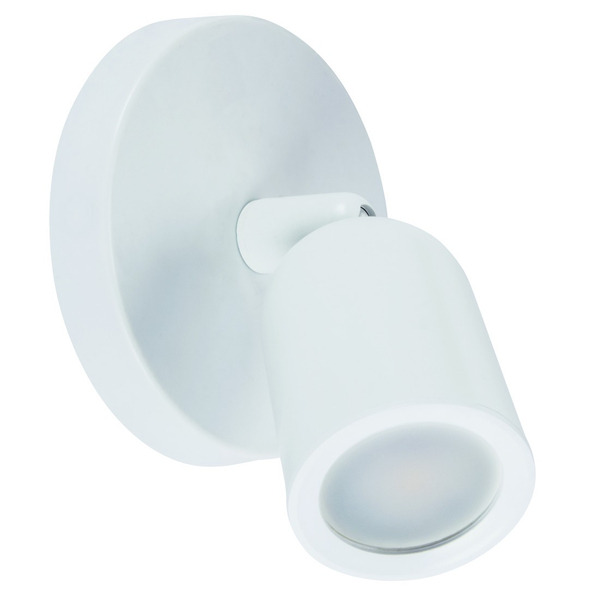 Regulowana lampa ścienna BOGNA 03982 Ideus do sypialni biała