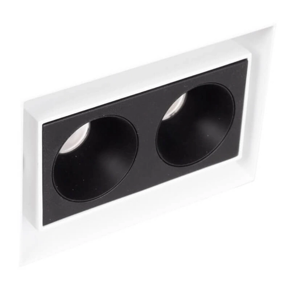 Lampa podtynkowa z modułem LED i zasilaczem Modular H180.06 + HM180 2L + HT180 6W ON/OFF Maxlight LED 6W 3000K czarna biała