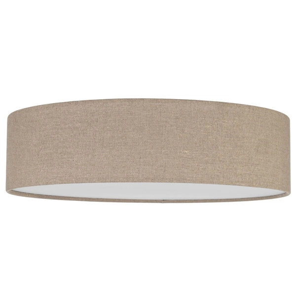 Nasufitowa lampa do jadalni Earth 10166 round okrąg biała beżowa