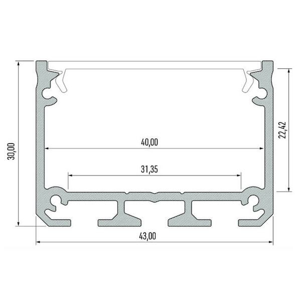 LAMPA wisząca HAKODA 8656 Shilo metalowa OPRAWA zwis LED 16W 4000K listwa czarna