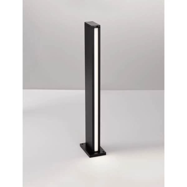 Stojąca ogrodowa lampa Sasso LE73501 LED 12W 3000K IP54 czarny