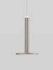 Industrialna lampa wisząca LE42736 LED 11W 3000K do salonu srebrna