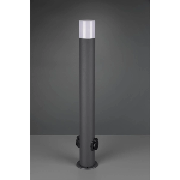 Słupek zewnętrzny z gniazdkami HOOSIC 424067142 IP44 antracyt