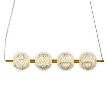 Kulista wisząca lampa Diamond LP-2202/4L GD Light Prestige kule balls złota