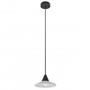 Kuchenna lampa wisząca dysk TENTOR AZ3098+AZ3099 LED 7W 3000K czarny biały