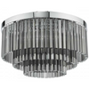 Plafon kryształowy Logan LOG5410 Dar Lighting glamour szkło dymione chrom