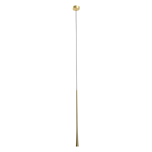 Minimalistyczna lampa wisząca Coffee LED 7W 3000K do salonu złota