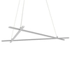 LAMPA wisząca ANDROS A0020-330 Candellux metalowa OPRAWA sticks LED 30W 4000K zwis srebrny
