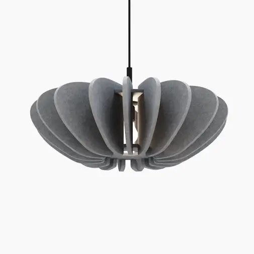 Nowoczesna lampa wisząca Cambio MOD398PL-01GR1 nad wyspę szara