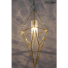 Geometryczna lampa wisząca Havana MSE010100129 Moosee metalowa złoty
