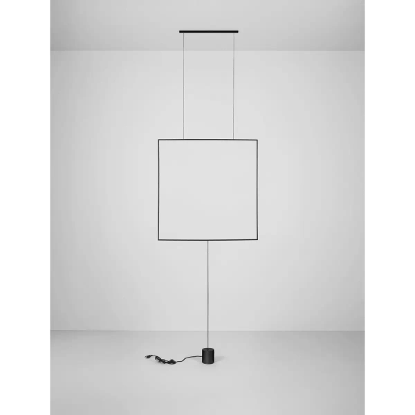 Geometryczna lampa wisząca ROVILLA LE45487 LED 32W 3000K czarna