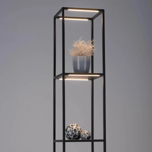 Podłogowa lampa prostokątna CONNI 401-18 LED 19W 3000K czarny