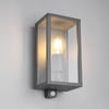Elewacyjna lampa KORIEL DL142201869 lampion z czujnikiem ruchu antracyt
