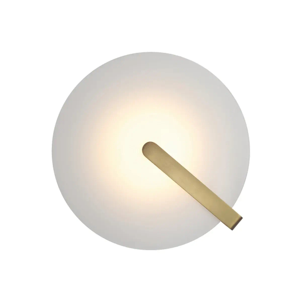 Sufitowa lampa szklana Nuvola QN-NUVOLA-F-S-BG LED 14W 3000K złota biała