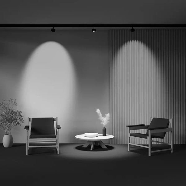 Magnetyczna lampa do szyn Lens TR217-2-15W3K-B LED 15W 3000K czarna