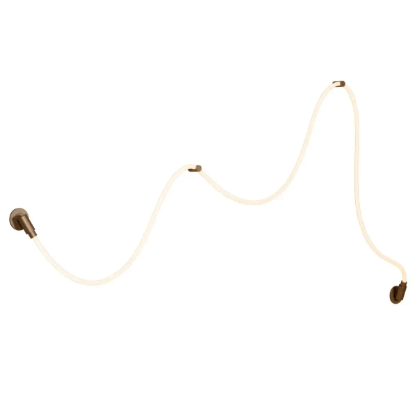 Ścienny kinkiet Janderin 24205/54/05 LED 48W 2200-3300K czujnik ruchu złoty