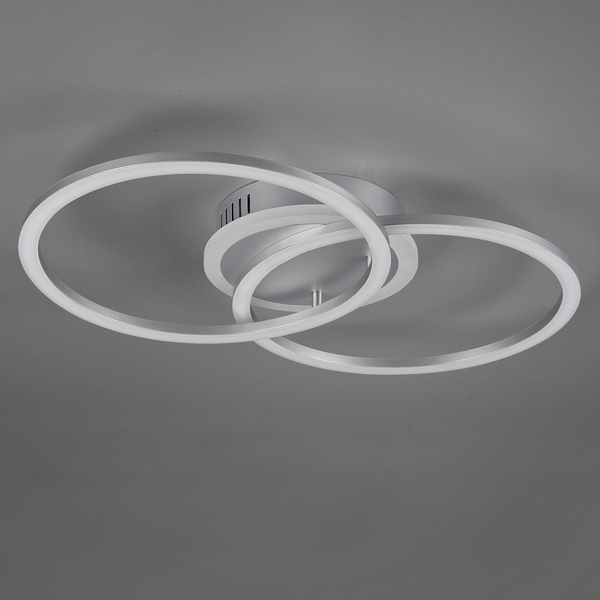 Ledowa lampa sypialniana HALIA nad łóżko LED 25W 3000K srebrna