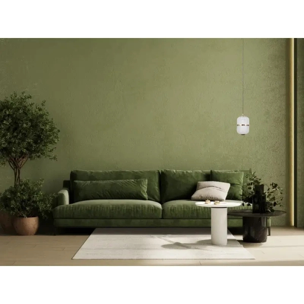 Lampa wisząca owalna Alani PND-34375-1-BK LED 6W 3000K szklana czarny złoty