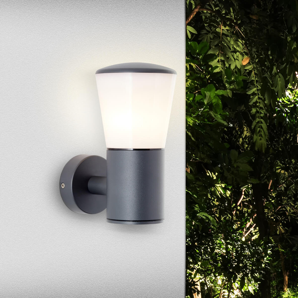 Elewacyjna lampa na zewnątrz Cliffi 96475/63 IP44 antracyt