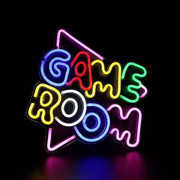 Neonowy kinkiet do pokoju GAMEROOM FM-WN87 LED wielokolorowy
