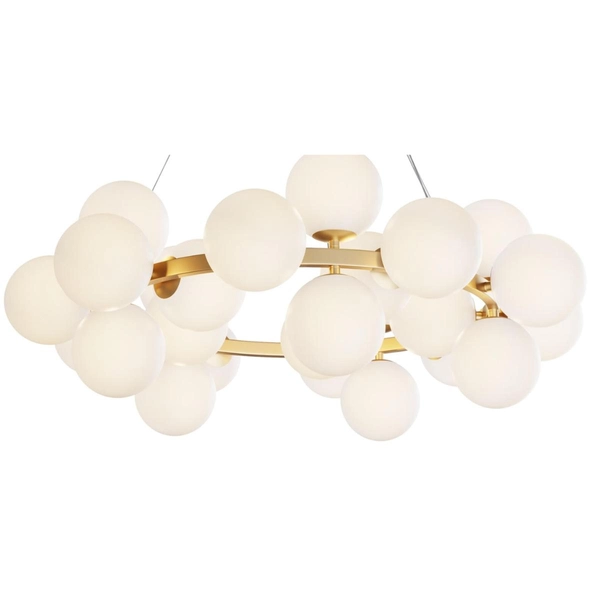 Wisząca lampa molekułowa Dallas MOD545PL-25BS balls białe złote