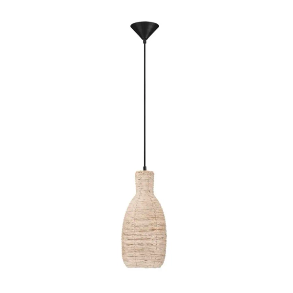 Wisząca lampa do salonu CASRELIO LE45377 boho sznurek naturalny