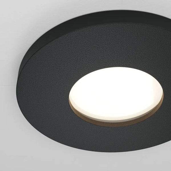 Wpuszczana sufitowa lampa Stark DL083-01-GU10-RD-B IP65 czarna