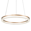 Lampa wisząca ring Midway LP-033/1P L GD Cristal Triangle LED 50W złota