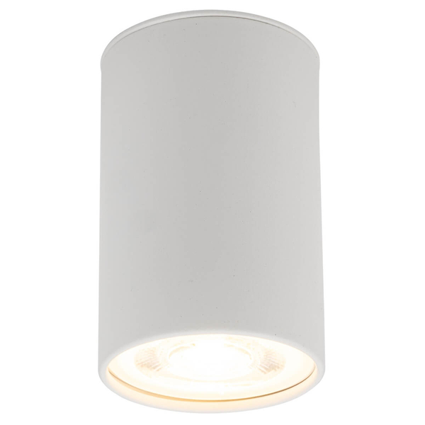 Punktowa lampa nasufitowa Top 5766 do jadalni tubka rurka biała
