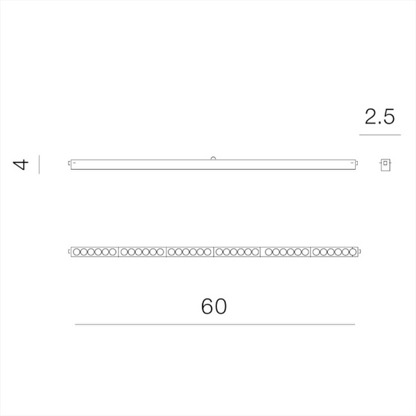 Lampa ledowa do systemu szynowego Kira AZ5177 27W sterowana 1-faz czarna