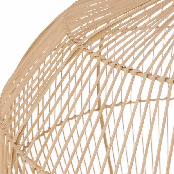 Wisząca lampa Haiti 11164 klatka kosz japandi bambusowa drewniana biała
