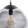 Lampa wisząca modernistyczna Sol 4264 TK Lighting szklana kula grafitowa