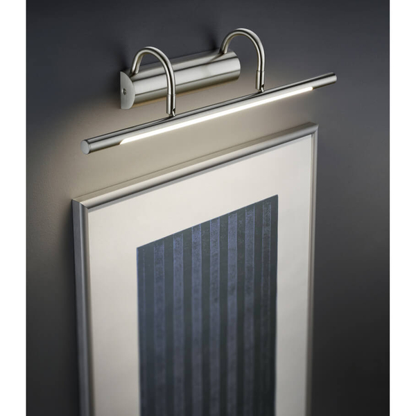 Galeryjka ścienna CUADRO 225210107 Trio LED 8W 3000K podłużna srebrny