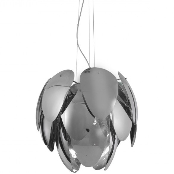 Nowoczesna lampa wisząca Antires szklane płatki do salonu