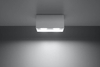 Plafon LAMPA sufitowa SL.0380 natynkowa OPRAWA prostokątna downlight biała