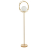 Stojąca lampa do salonu L&-192492 Light& ball pierścienie złote