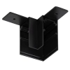 Magnetyczny narożnik do szyn TRMA-263537-CONN-L-TYPE metalowy czarny