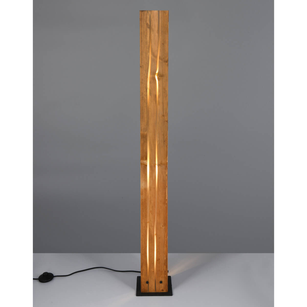 Stojąca lampa podłogowa do sypialni KARUNI 463300330 Trio słupek brązowy