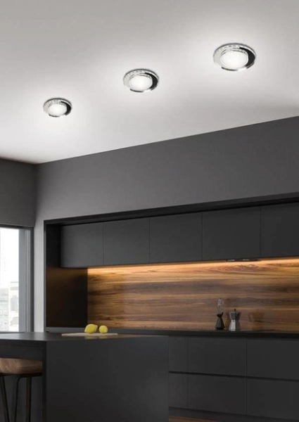 Wpuszczana lampa sufitowa 2273693 podstropowa LED 10W 6500K chrom