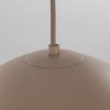Klasyczna lampa wisząca Faro 10657 do salonu metalowy beżowy