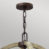 Klasyczna lampa wisząca Middlefield HK-MIDDLEFIELDP4 vintage rdzawa