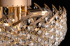 Sufitowa LAMPA glamour KAROLINA DIA120-06-G Maytoni kryształowa OPRAWA plafoniera okrągła pałacowa złota
