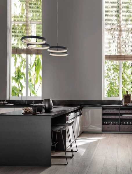 Designerska lampa wisząca GARCIA LE42829 Luces Exclusivas LED 41W 3000K czarna