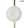 Wisząca lampa RUGIA złota biała MSE1501100490 2xG9 szklana nad stół